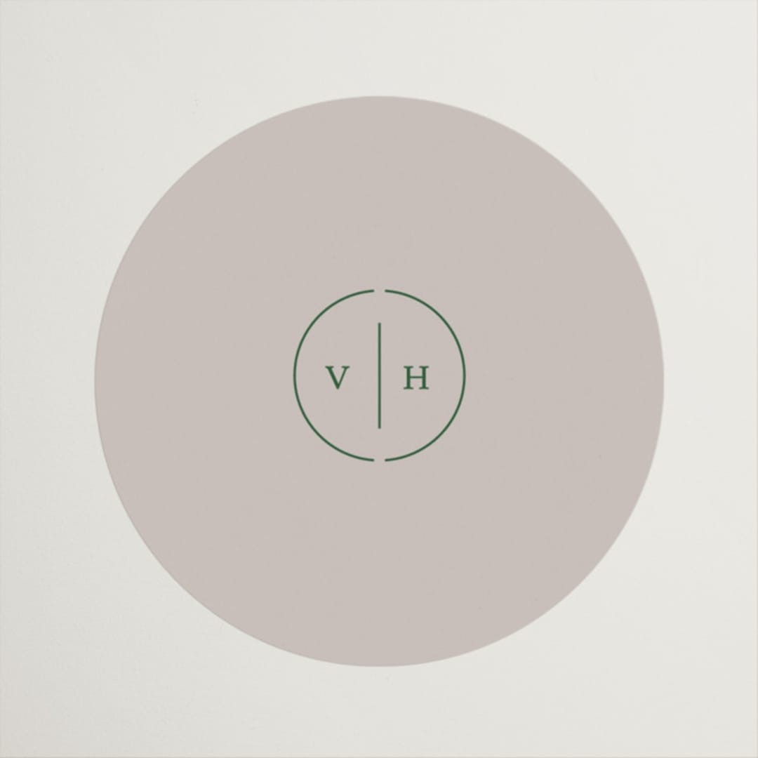 "wellness" - Wedding Favor Stickers in Vineyard by Sumak Studio - Front