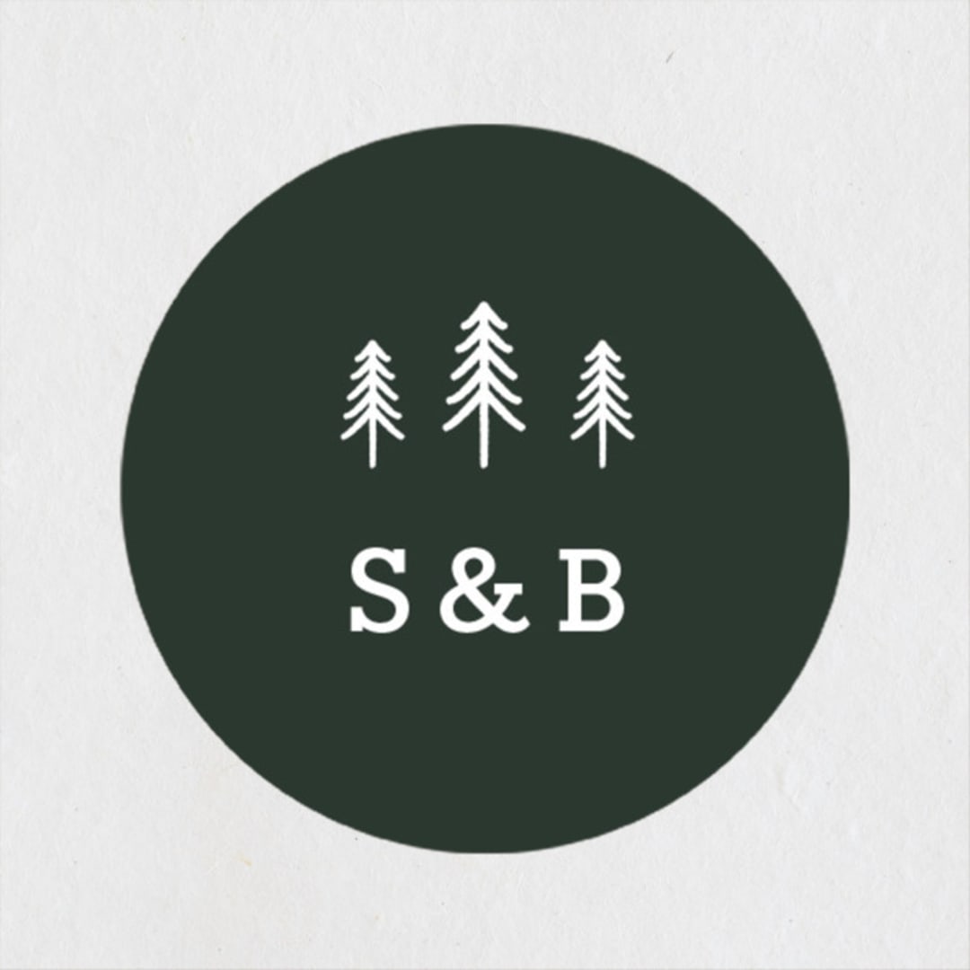 "Adventurous" - Wedding Favor Stickers in Forest by Sarah Brown - Front