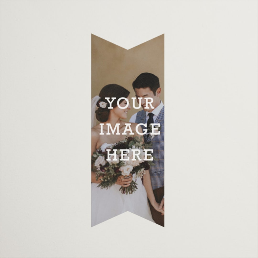 "The Big Picture" - Wedding Favor Stickers in Ivory by Minted - Front