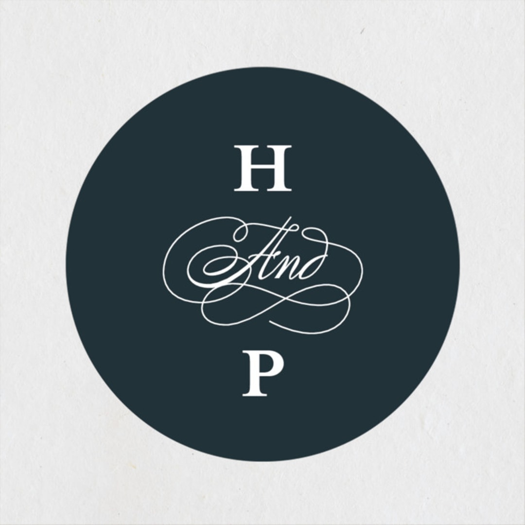 "Traditional" - Wedding Favor Stickers in Navy by lena barakat - Front