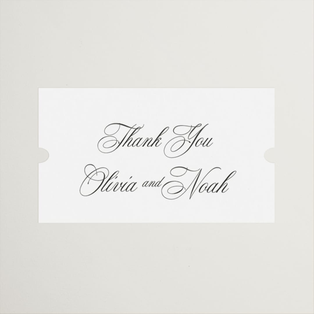 "legacy" - Wedding Favor Stickers in Pure by Design Lotus - Front