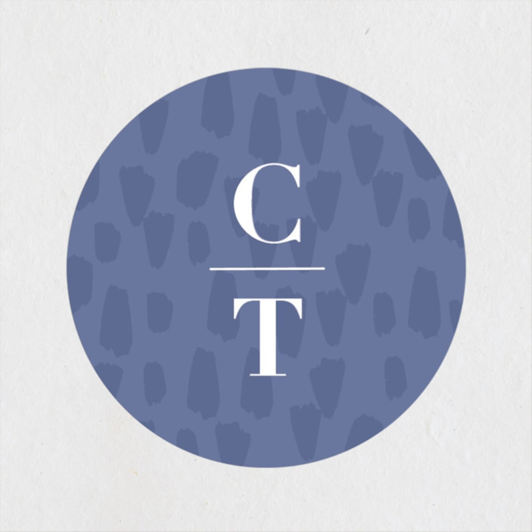 "romance in spring" - Wedding Favor Stickers in Olive by Angela Marzuki - Front