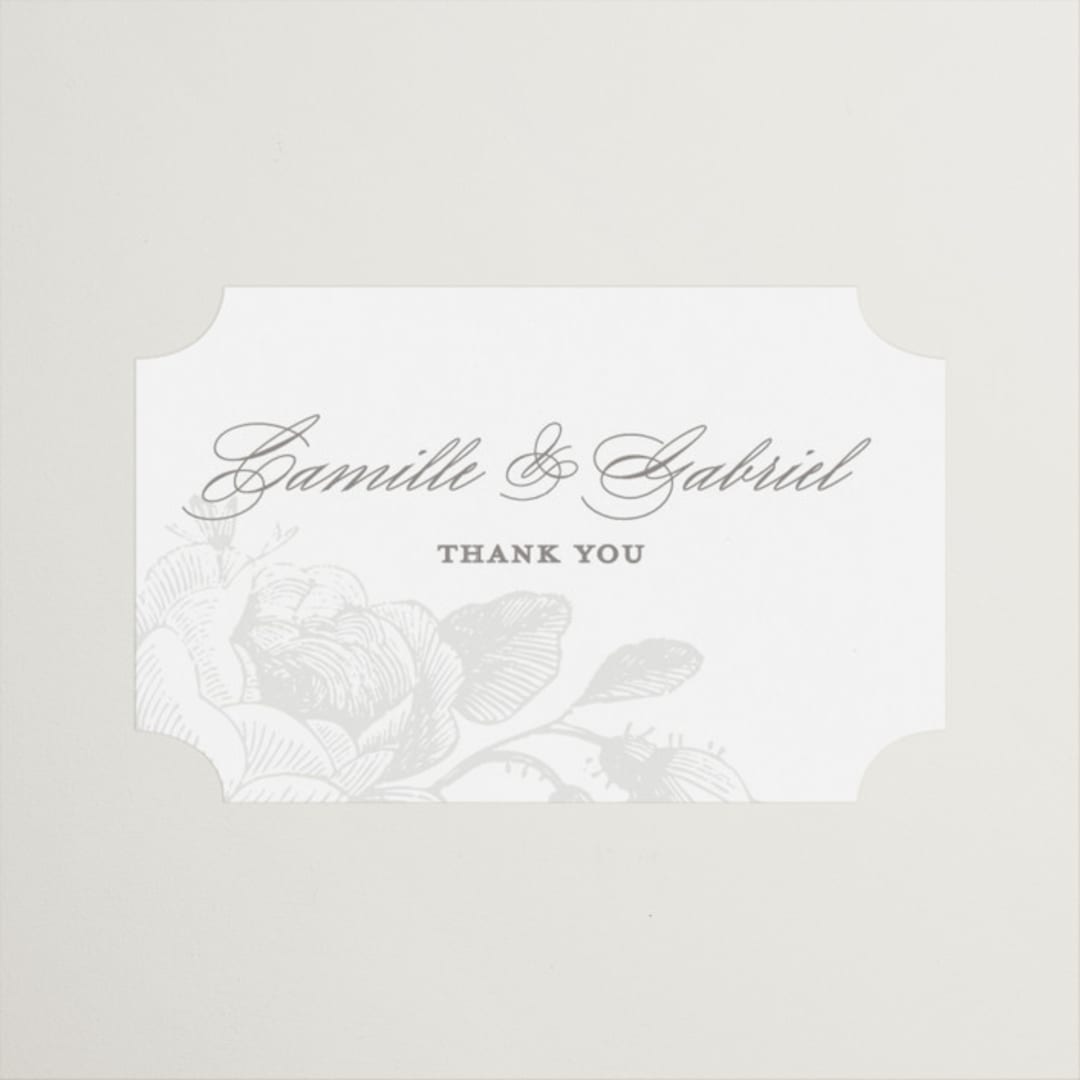 "Idyllic" - Wedding Favor Stickers in The Pearl by Design Lotus - Front