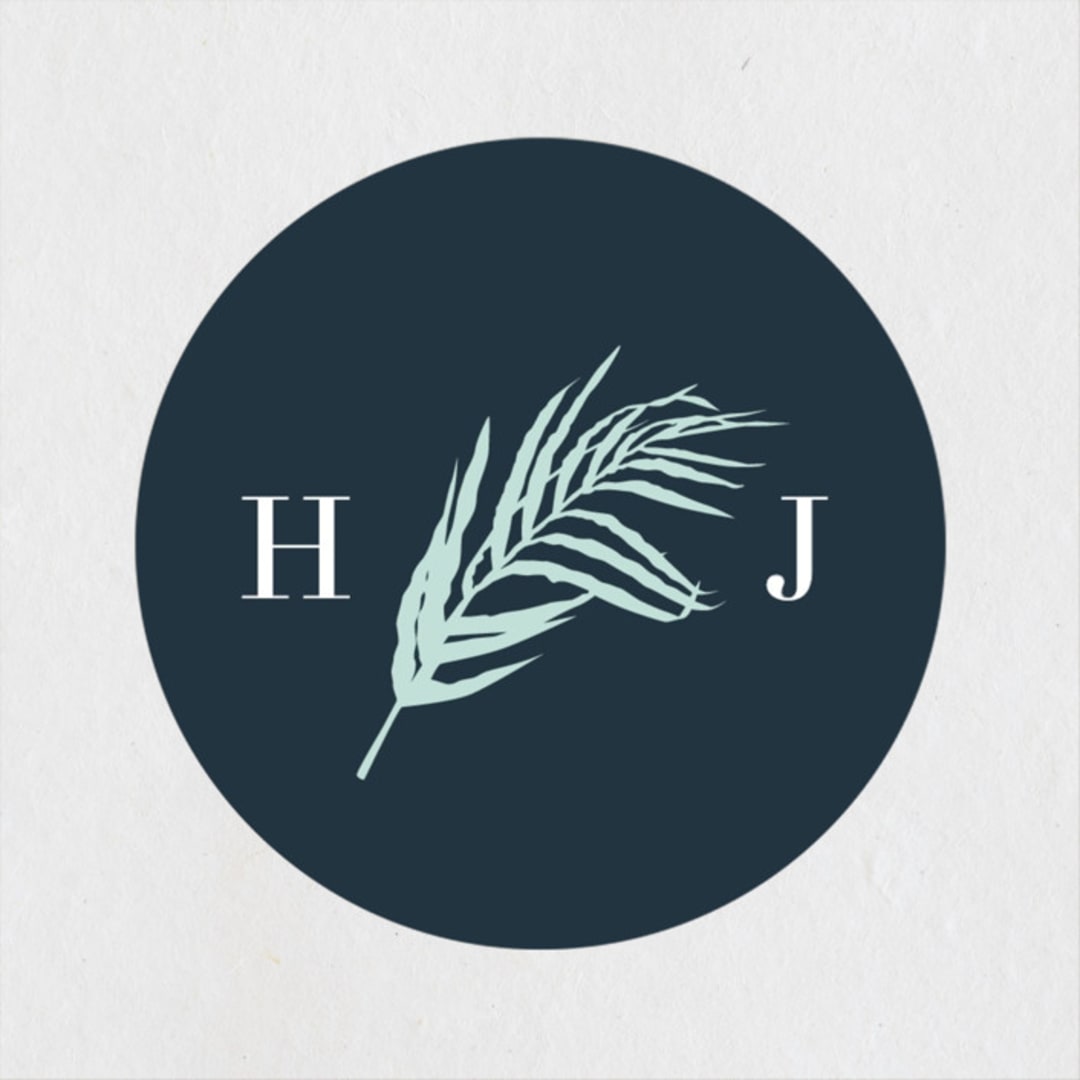 "Pristine" - Wedding Favor Stickers in Pearl by Robin Ott - Front