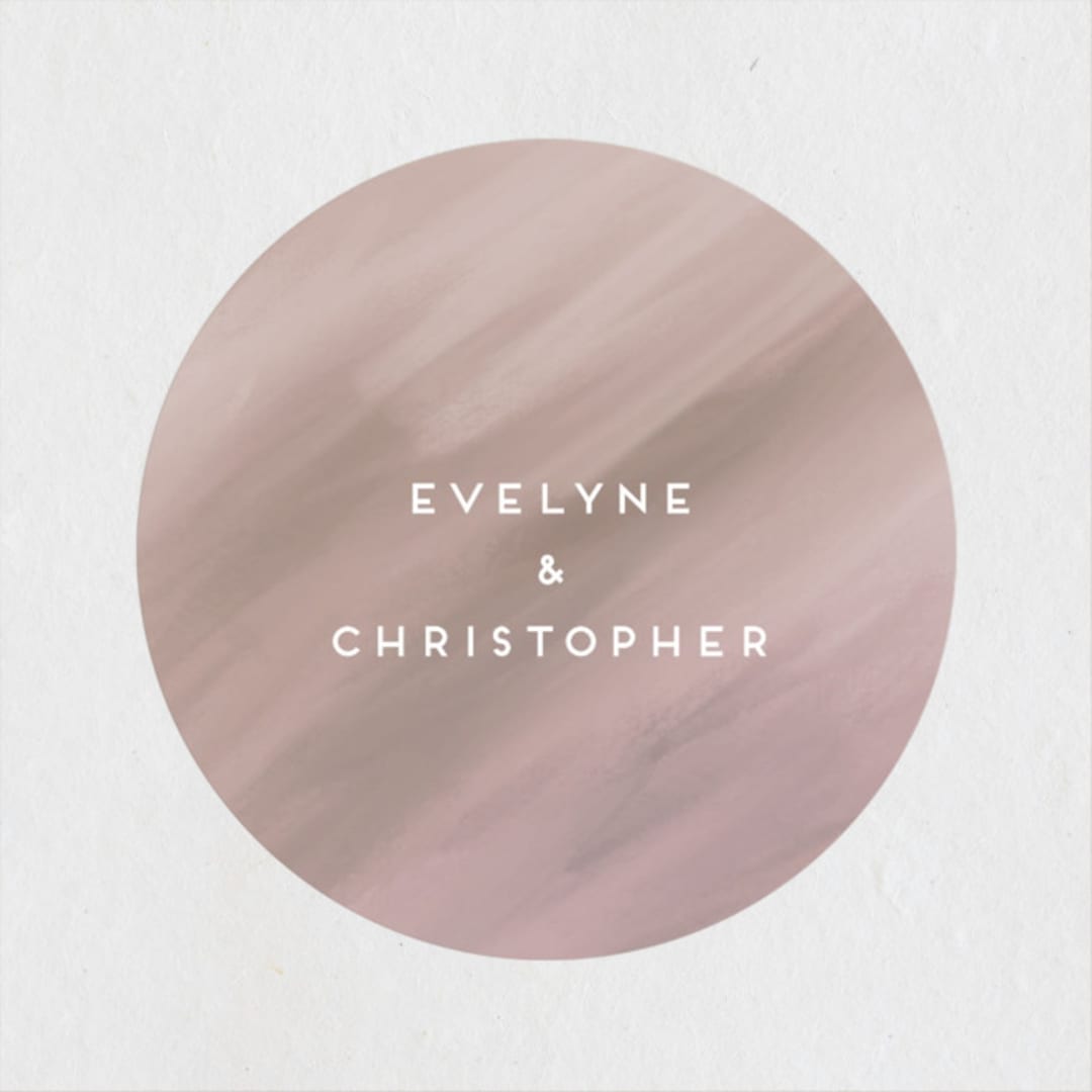 "hazelnut" - Wedding Favor Stickers in Fawn by chocomocacino - Front