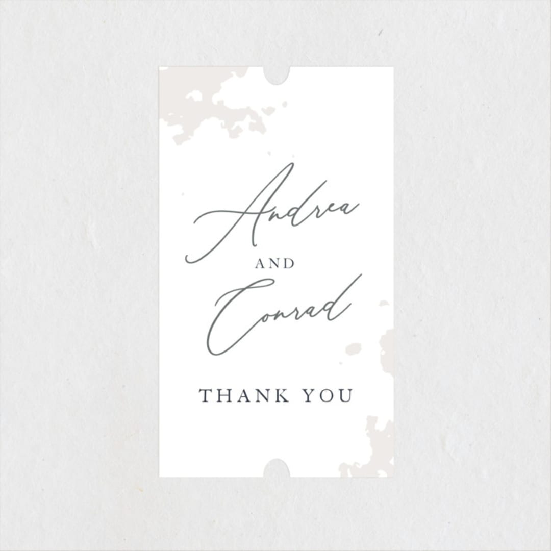 "far and away" - Wedding Favor Stickers in Lily by Design Lotus - Front