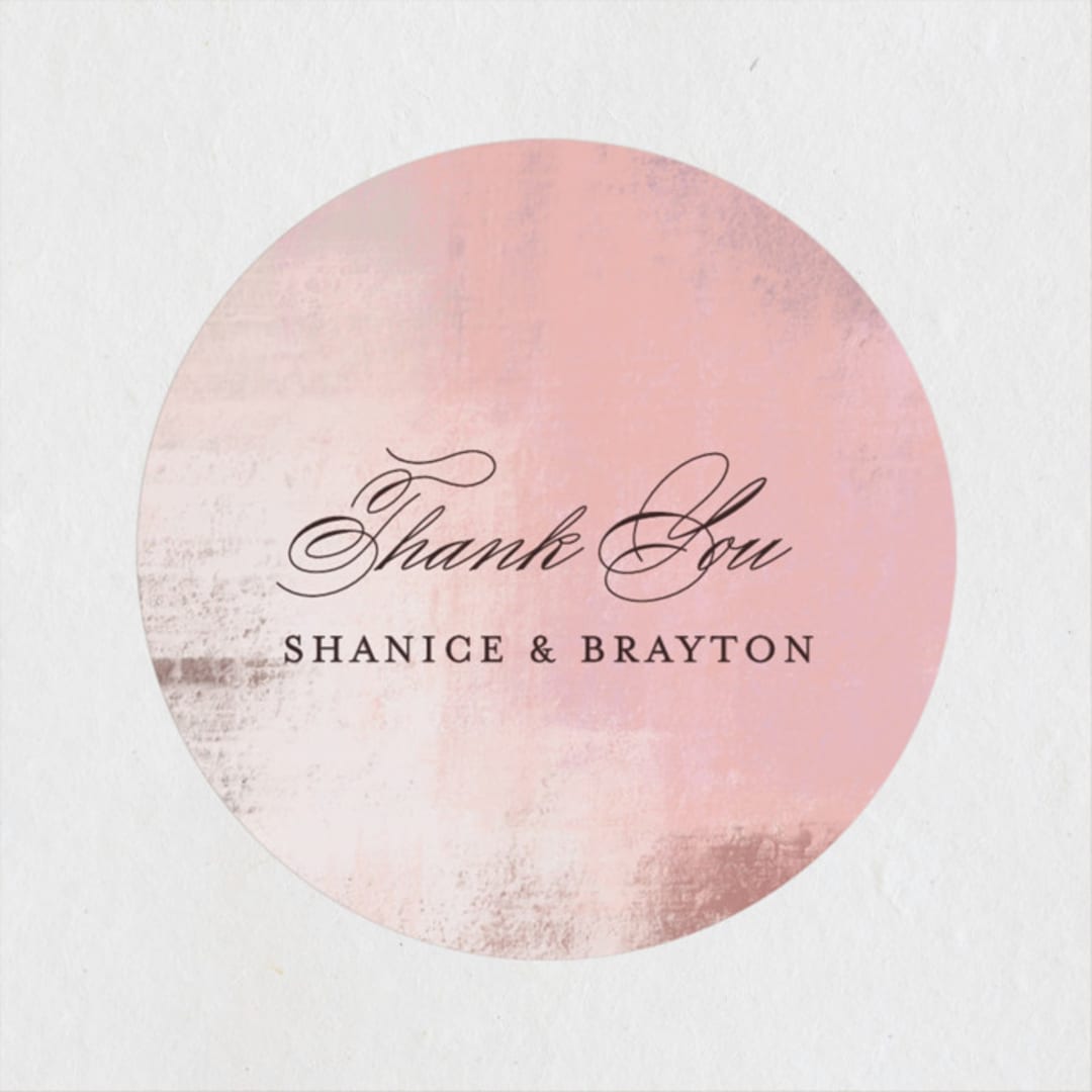 "Soft Overlay" - Wedding Favor Stickers in Cloud by Mansi Verma - Front