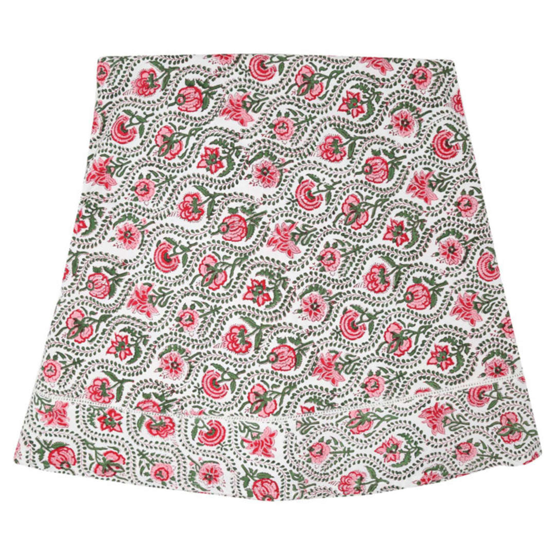 "Plumeria Round Tablecloth, 110"" - Tablecloths in multicolor by Jenny Roberts