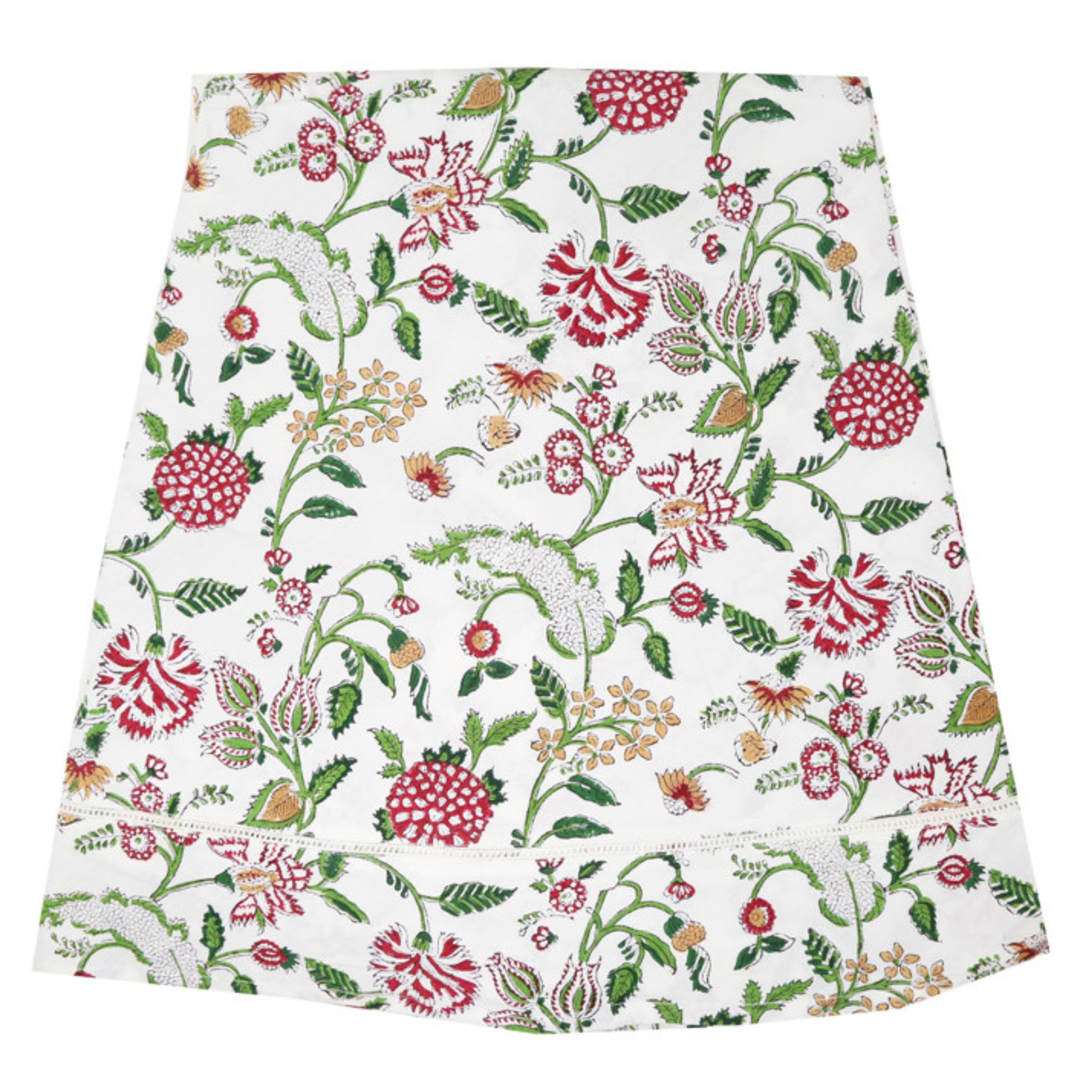 "Brandywine Round Tablecloth, 110"" - Tablecloths in multicolor by Jenny Roberts