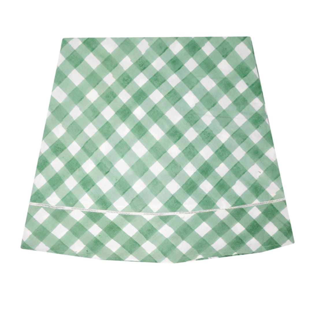 "Watercolor Round Tablecloth, Green, 110"" - Tablecloths in multicolor by Jenny Roberts