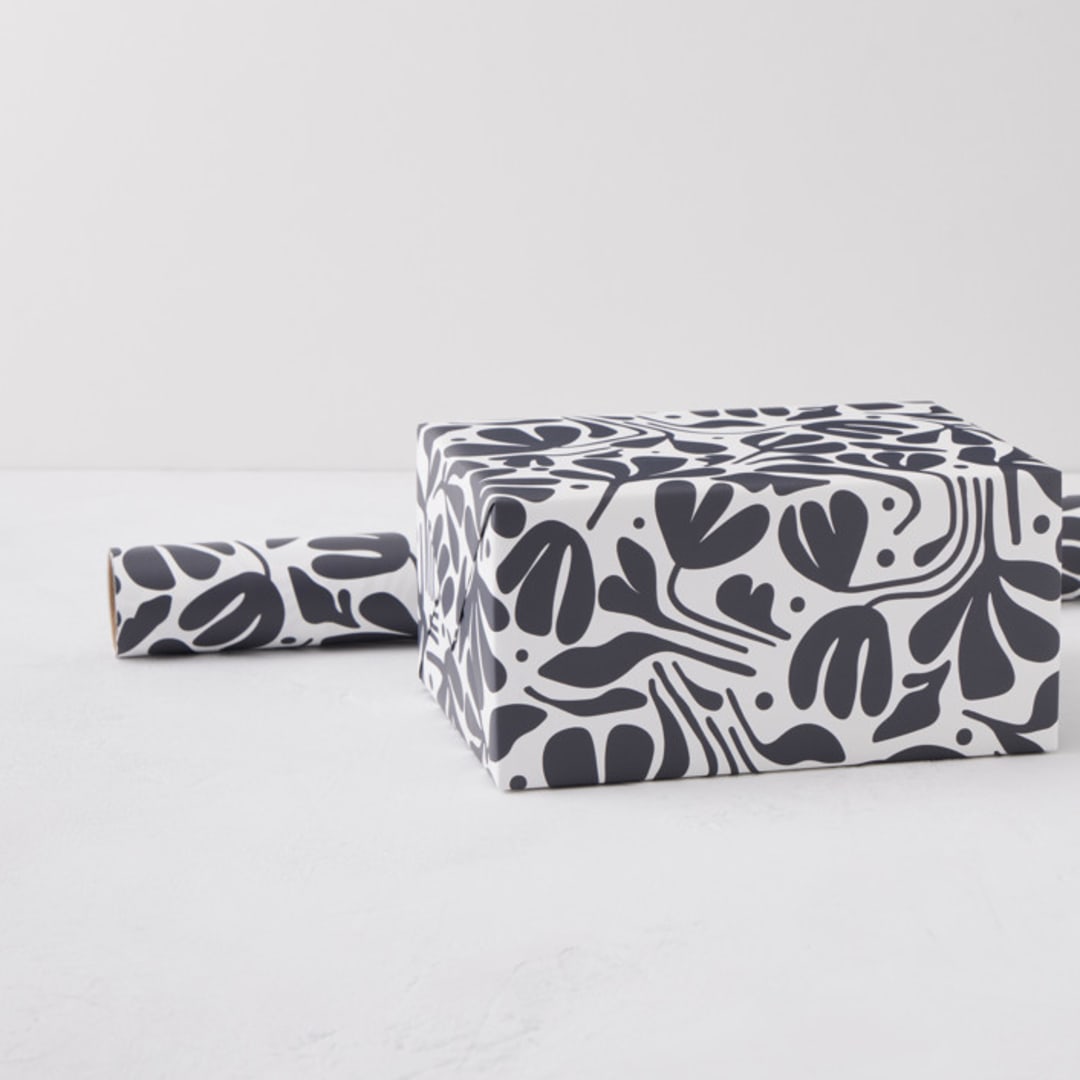 "Nola" - Wrapping Paper Roll in Ink by Ilze Lucero