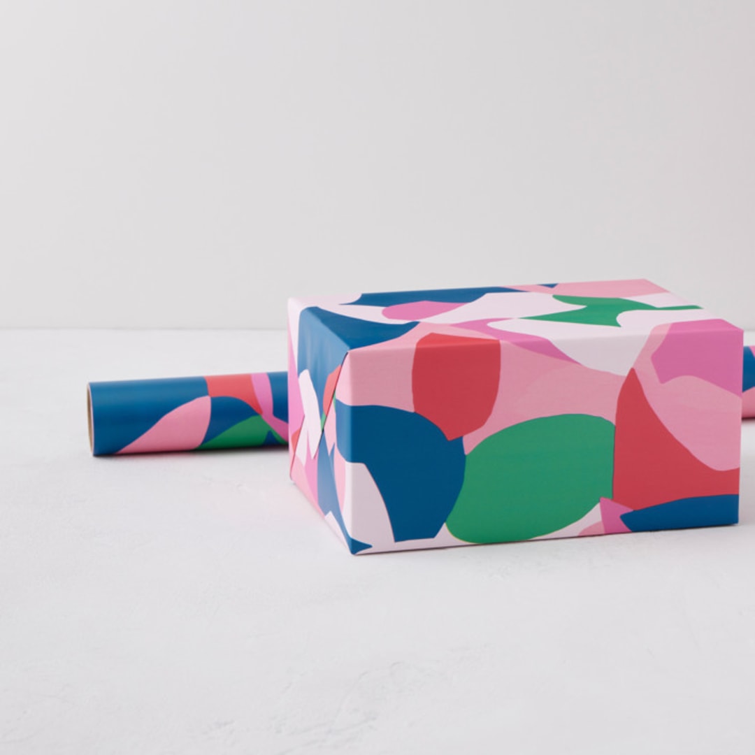 "Graphic shapes" - Wrapping Paper Roll in Candy by Oana Prints