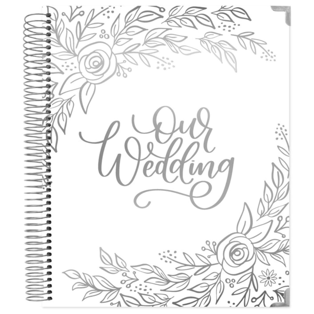Silver Floral Wedding Planner