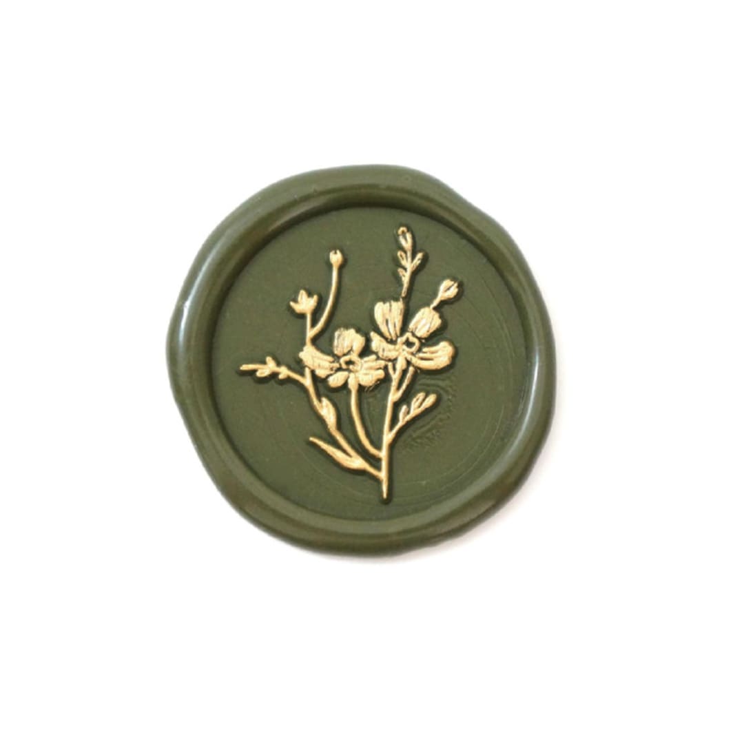 "Cosmos Wax Seal Stamp" - Wax Seal Stamps in gold by misterrobinson