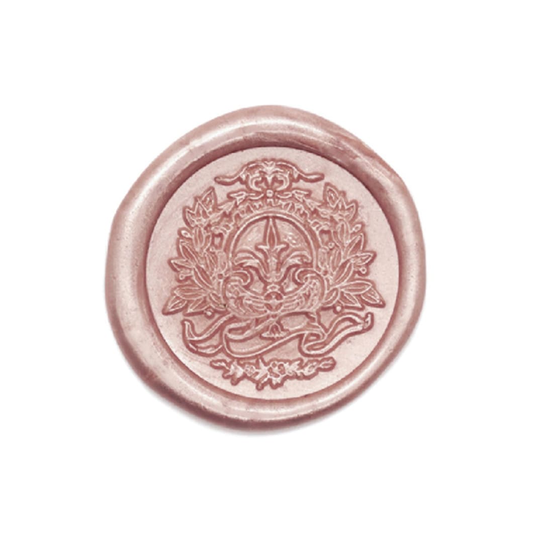 "Fleur Wax Seal Stamp" - Wax Seal Stamps in gold by misterrobinson