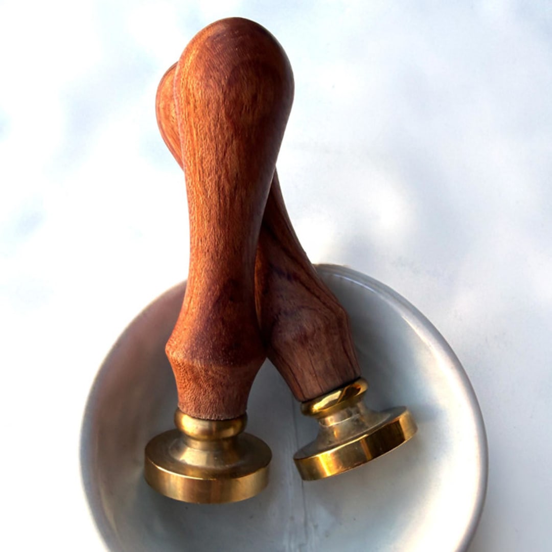 "Your Design Custom Wax Stamp" - Wax Seal Stamps in brass by Abby Choi