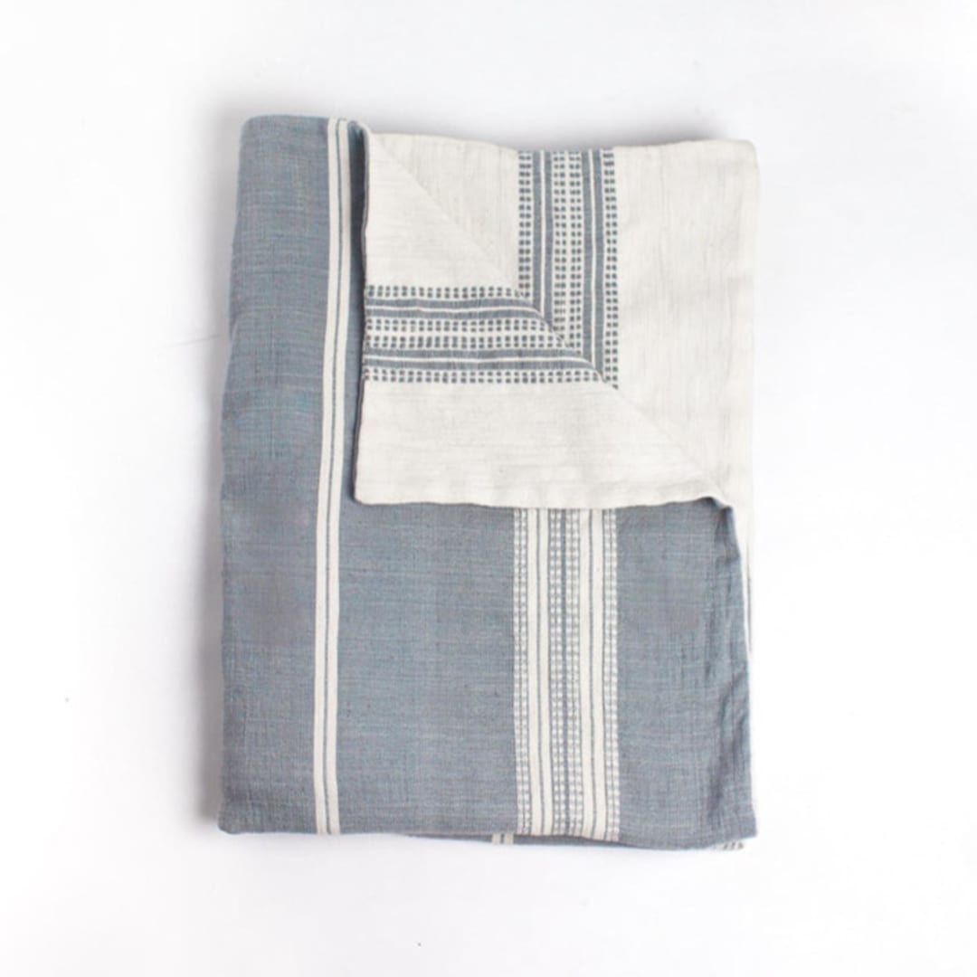 "Baby Blanket - Light Blue" - Kids Blankets and Throws in blue by Powered By People