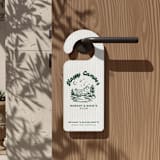 "Camp Bachelorette Door Hanger" - Aisle and Chair Decor in beige by Social B Creative Studio