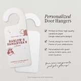 "Wild Wild Wife Bachelorette Door Hanger" - Aisle and Chair Decor in red by Social B Creative Studio