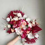 "Hot Pink Fuchsia Arch Flowers" - Aisle and Chair Decor in pink by Bird of Paradise OS