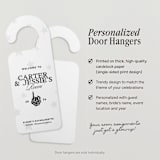 "Til Death Do Us Party Bachelorette Door Hanger" - Aisle and Chair Decor in white by Social B Creative Studio
