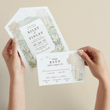 "In the country" - Savvy Wedding Invitations in Forest by Paper Sun Studio - Animated View