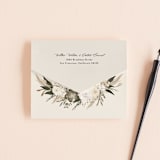 "Botanical Edge" - Savvy Wedding Invitations in Latte by Susan Moyal - Closed