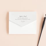 "Gilded Leaves" - Savvy Wedding Invitations in Classic White by Kelly Schmidt - Closed