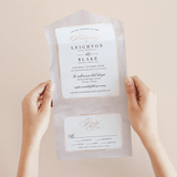 "Forever Elegant" - Savvy Wedding Invitations in Mauve by Hooray Creative - Foil Interior