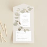 "Sonnet" - Savvy Wedding Invitations in Meadow by Kristie Kern - Open