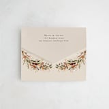 "Monogrammed Floral" - Savvy Wedding Invitations in Harvest by Susan Moyal - Closed
