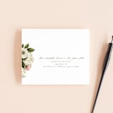 "Floral Tribute" - Savvy Wedding Invitations in Moss by Chris Griffith - FREE Recipient Addressing
