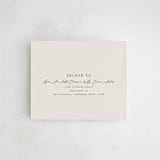"gathering" - Savvy Wedding Invitations in Smoke by Olivia Raufman - FREE Recipient Addressing