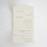 "gathering" - Savvy Wedding Invitations in Smoke by Olivia Raufman - Open