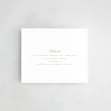 "floral crest" - Savvy Wedding Invitations in Champagne by Cass Loh - FREE Recipient Addressing