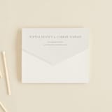 "mon amour" - Savvy Wedding Invitations in Hope Floats by Design Lotus - Closed