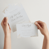 "forever and a day" - Savvy Wedding Invitations in Luxe Neutral by Design Lotus - Animated View