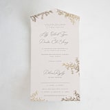 "forever and a day" - Savvy Wedding Invitations in Luxe Neutral by Design Lotus - Open