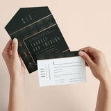 "Deco pattern" - Savvy Wedding Invitations in Onyx by Ana de Sousa - Animated View