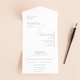 "Fantasia" - Savvy Wedding Invitations in Sugar by Jessica Williams - Open