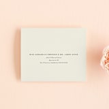 "deco arch" - Savvy Wedding Invitations in Fir by Kindred Fields - FREE Recipient Addressing