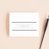 "Regal" - Savvy Wedding Invitations in Porcelain by Nicole Walsh - FREE Recipient Addressing