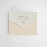 "Simple Seashell" - Savvy Wedding Invitations in Sand by Hannah Bowman - Closed