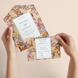 "Autumn flowers" - Savvy Wedding Invitations in Amber by Alexandra Dzh - Animated View