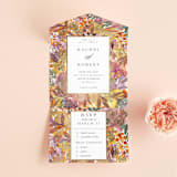 "Autumn flowers" - Savvy Wedding Invitations in Amber by Alexandra Dzh - Open
