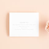 "Bellino" - Savvy Wedding Invitations in Snow by AK Graphics - FREE Recipient Addressing