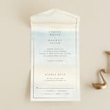 "Contemplate" - Savvy Wedding Invitations in Sand by Janean Hinger - Open