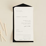 "Tuxedo" - Savvy Wedding Invitations in Black Tie by Carolyn Nicks - Open