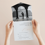 "Love" - Savvy Wedding Invitations in Cloud by Shannon Chen of Four Wet Feet Studio - Foil Interior