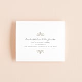 "Fringe" - Savvy Wedding Invitations in Midnight by Leah Bisch - FREE Recipient Addressing